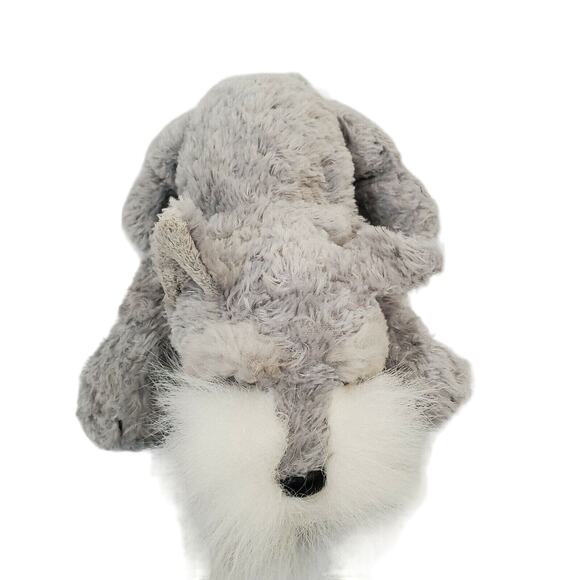 Russ Brown Eyes Gray Fur Terrier Plush - Picture 2 of 5